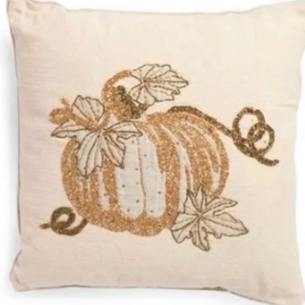ISO: Beaded gold pumpkin pillows